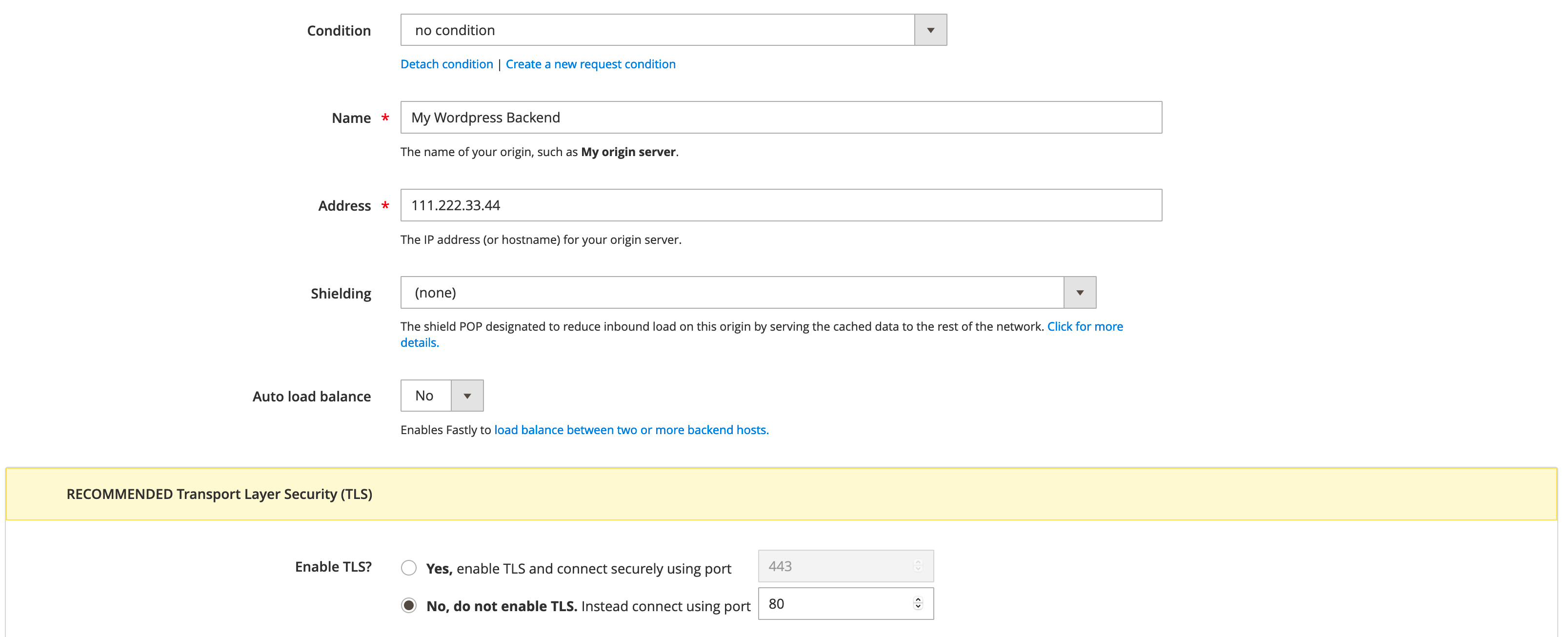 Defining a backend system in Adobe Commerce Admin
